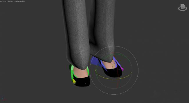 修改骨骼动画达到修改露出的脚丫的目的